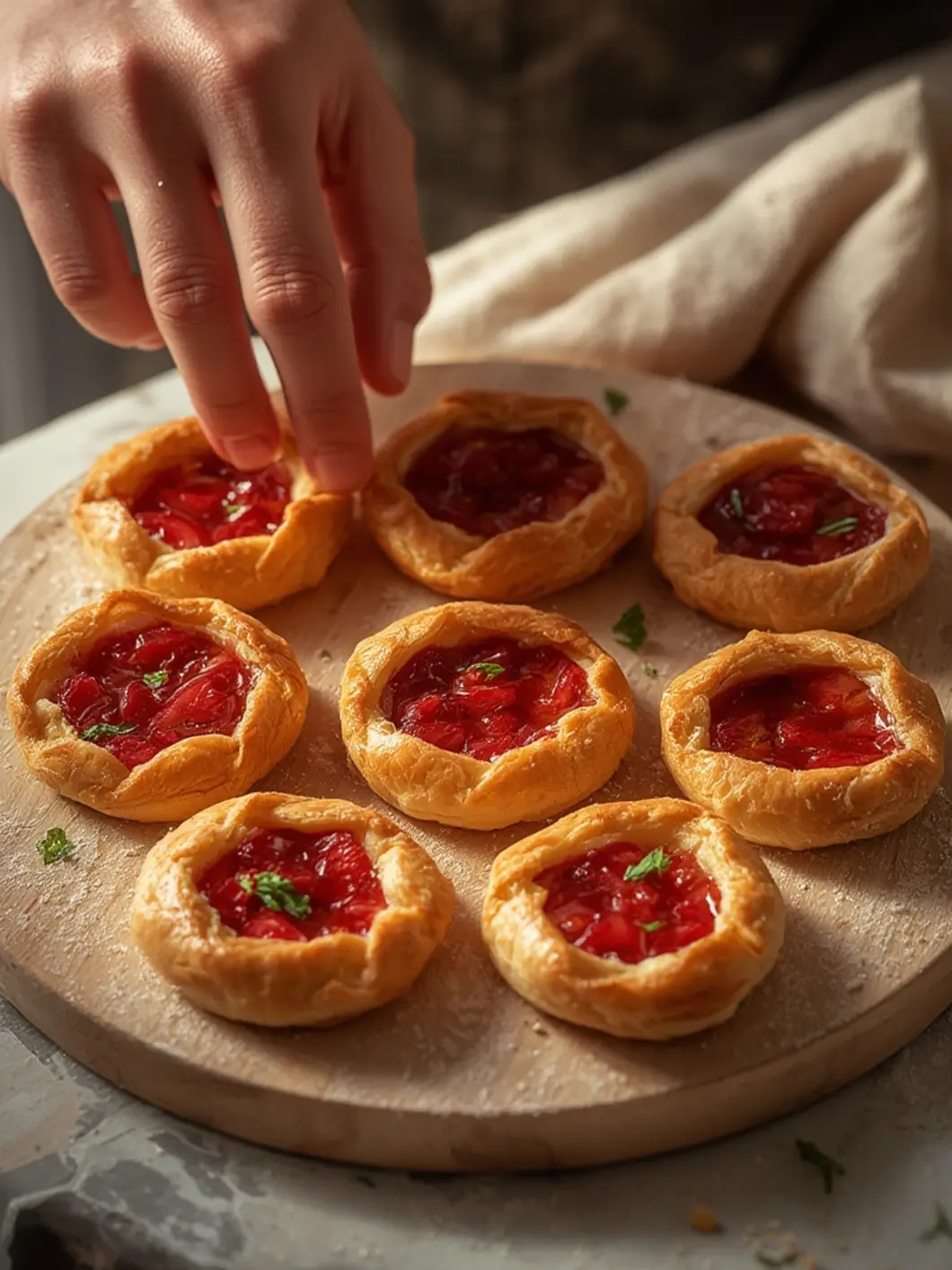 Mini Strawberry Galettes 2