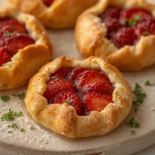 Mini Strawberry Galettes