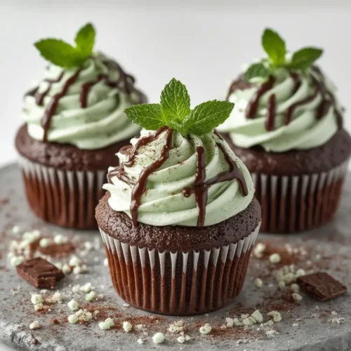 Mint Chocolate Cupcakes