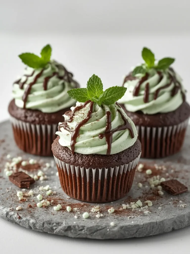 Mint Chocolate Cupcakes