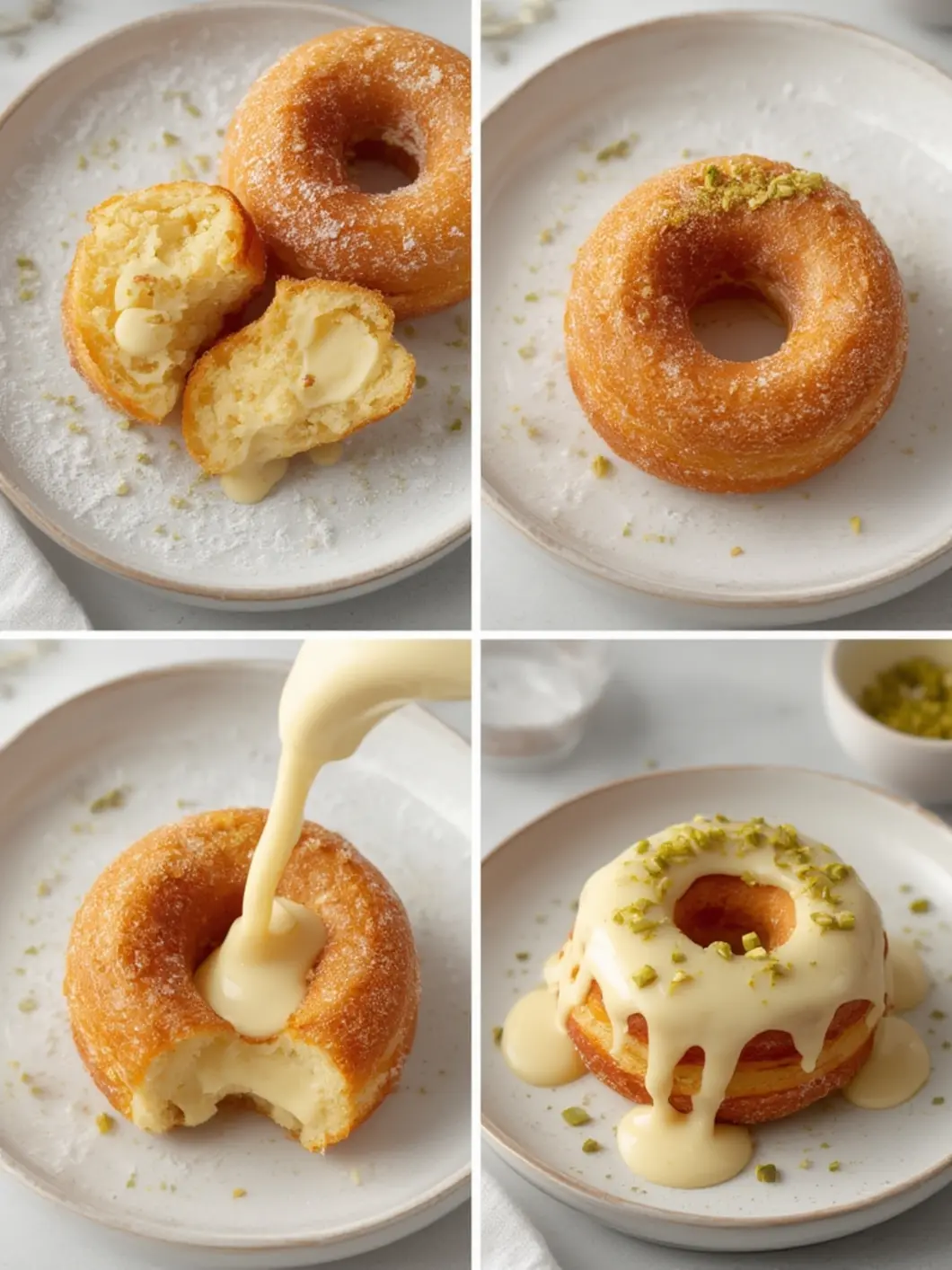 Pistachio Cream Donuts 3