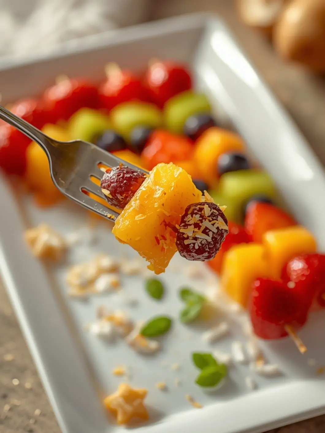 Rainbow Fruit Skewers 3
