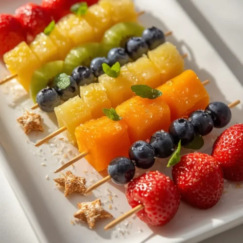 Rainbow Fruit Skewers