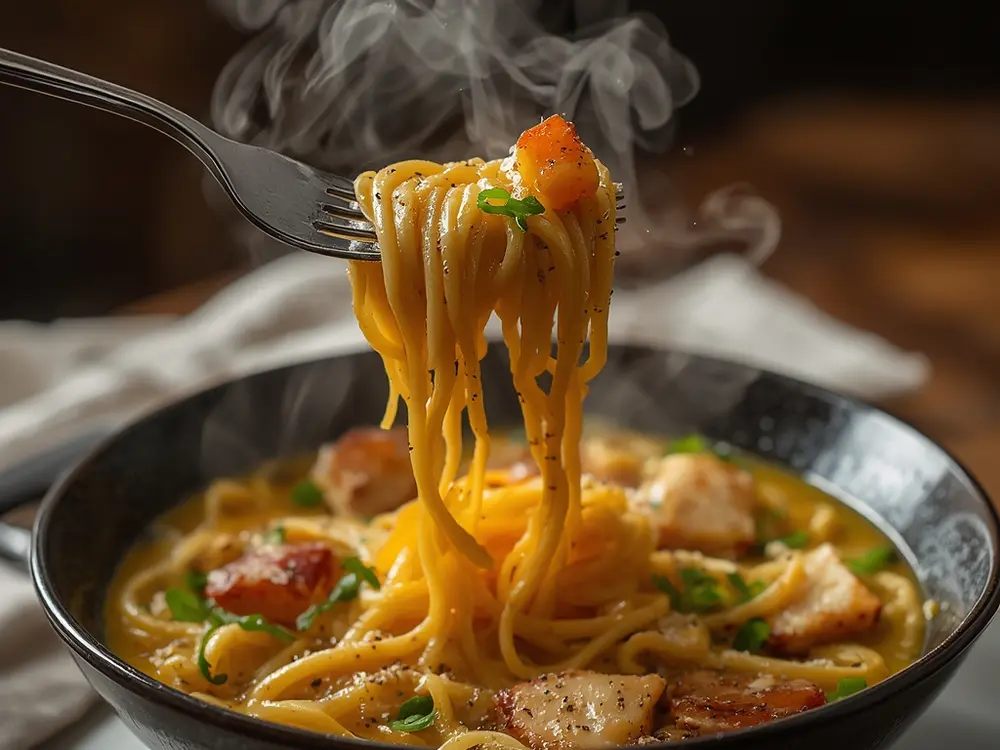 Ramen Carbonara healthy ingredients