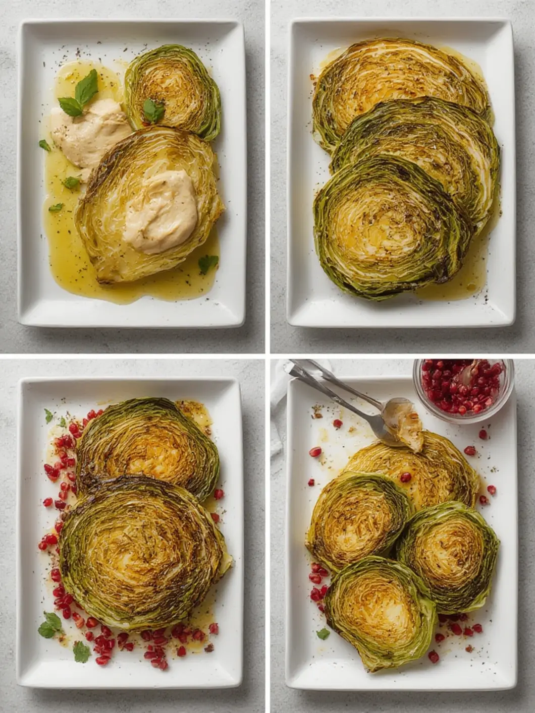 Roasted Cabbage Steaks 4