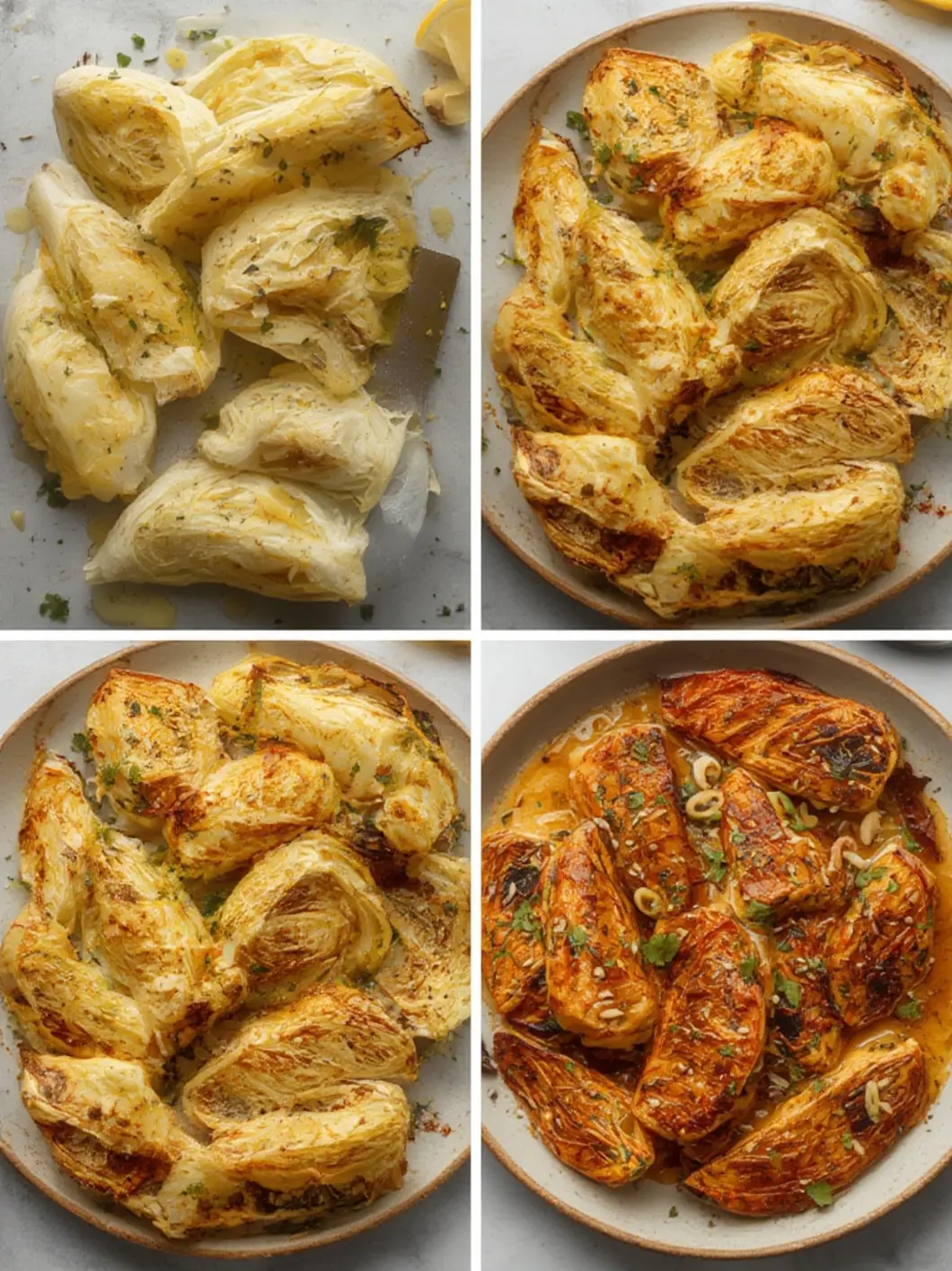 Easy way to make Roasted Cabbage Wedges in 25 Minutes 2 Roasted Cabbage Wedges 1