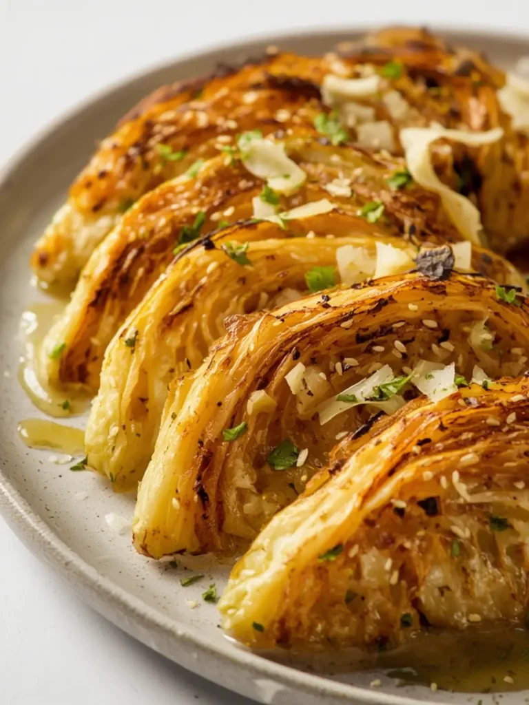 Roasted Cabbage Wedges