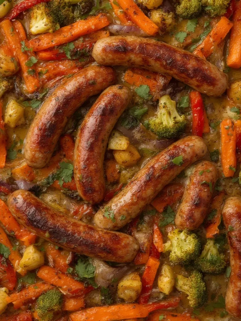Sausage and Veggie Sheet Pan