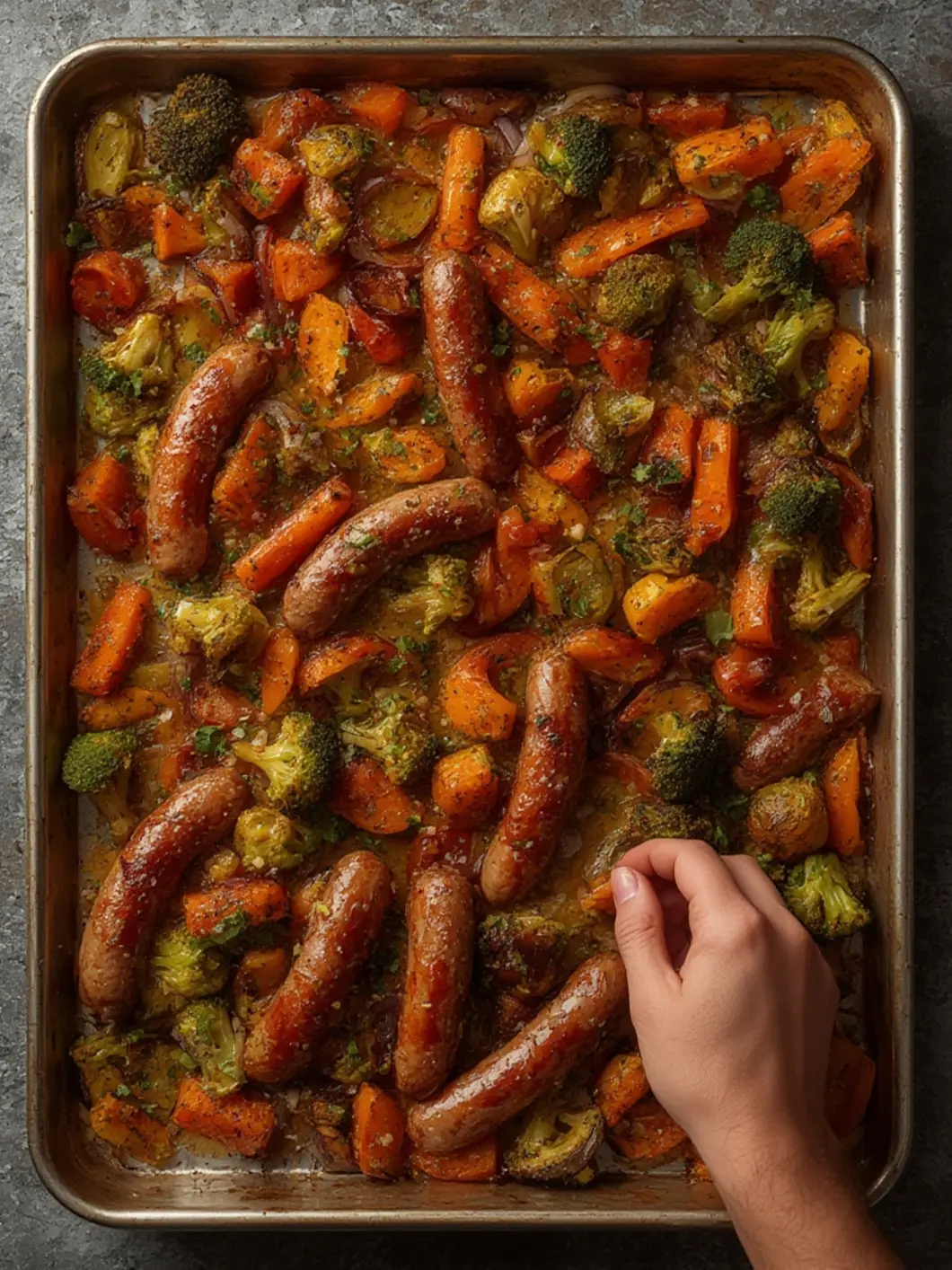 Sausage and Veggie Sheet Pan 5