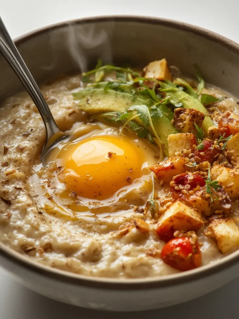Savory Oatmeal Bowls