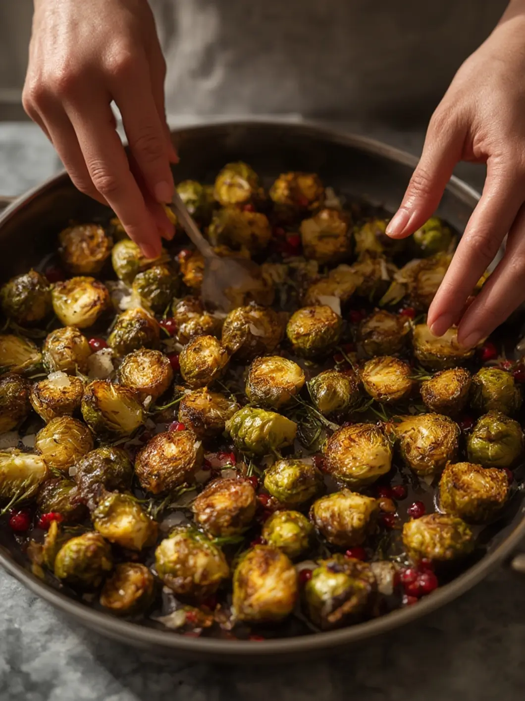 Smashed Brussels Sprouts 2