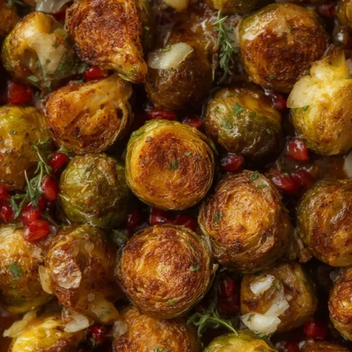 Smashed Brussels Sprouts
