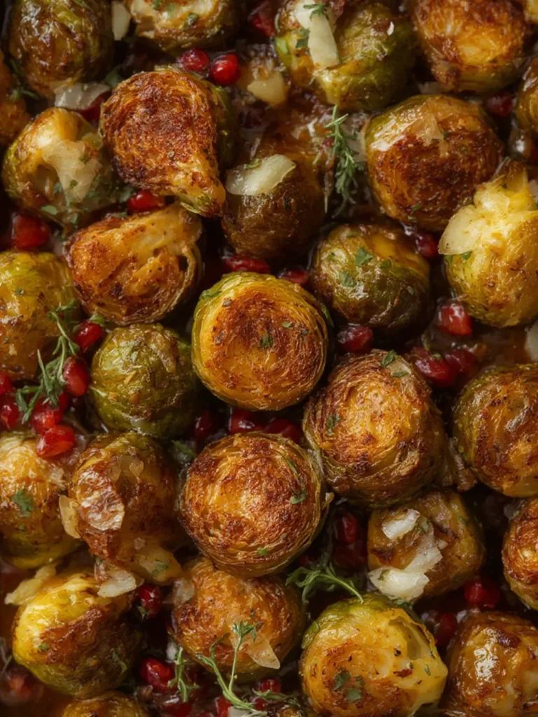 Smashed Brussels Sprouts