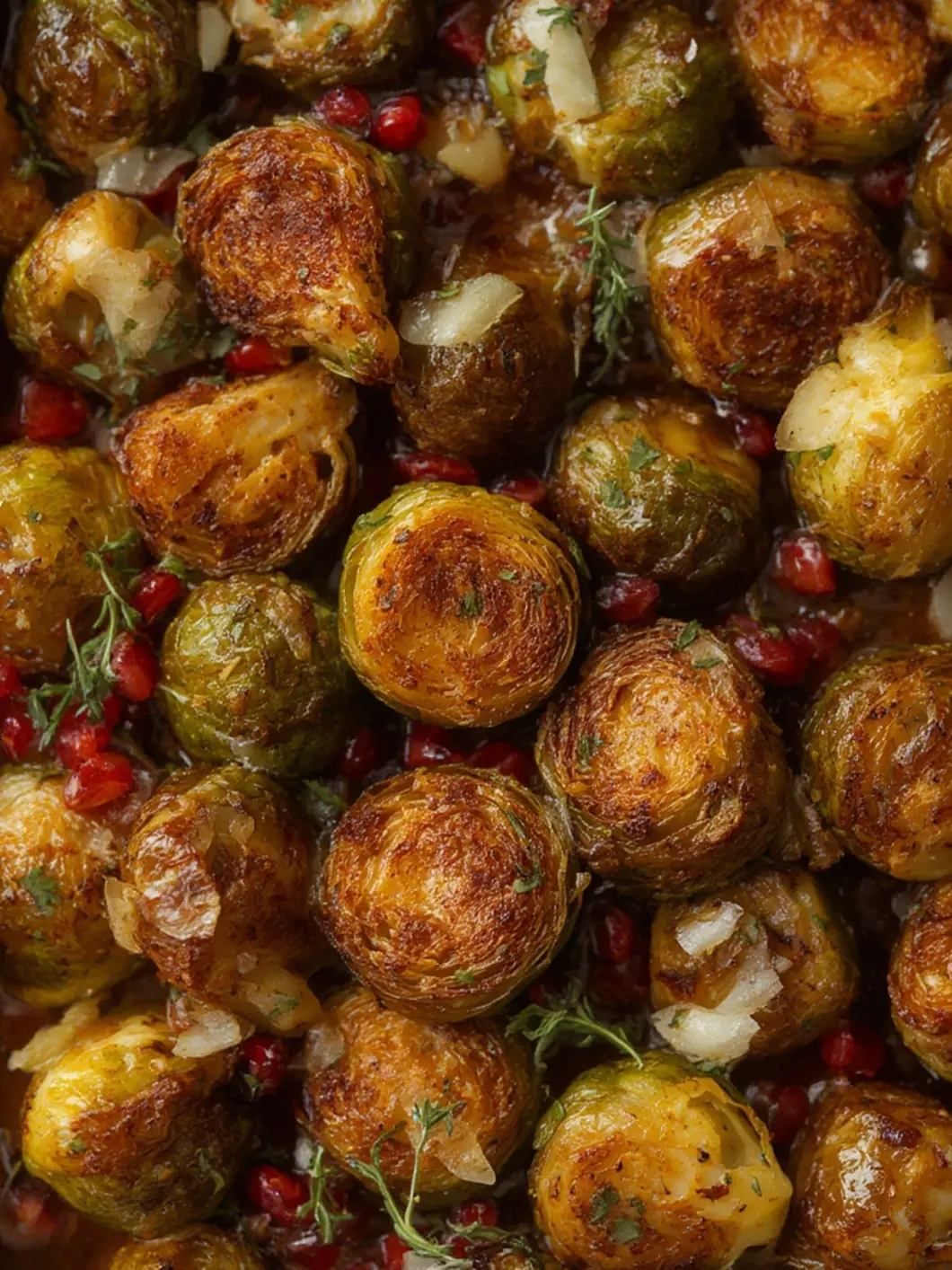 Smashed Brussels Sprouts