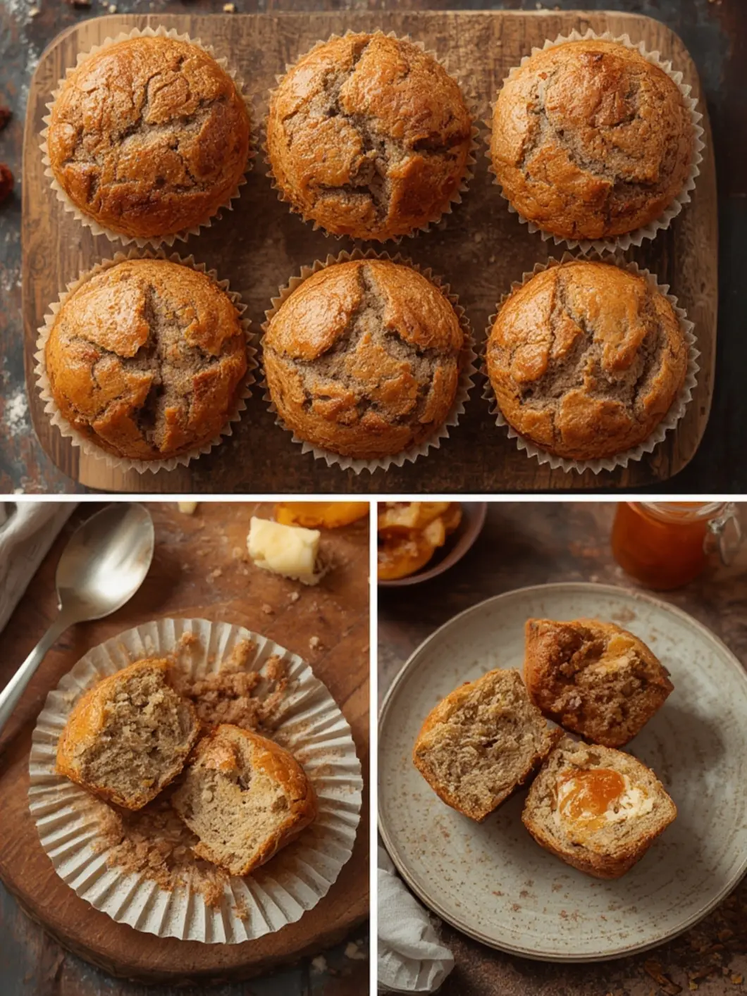 Easy way to make Sourdough Discard Muffins (delicious) 2 Sourdough Discard Muffins 3