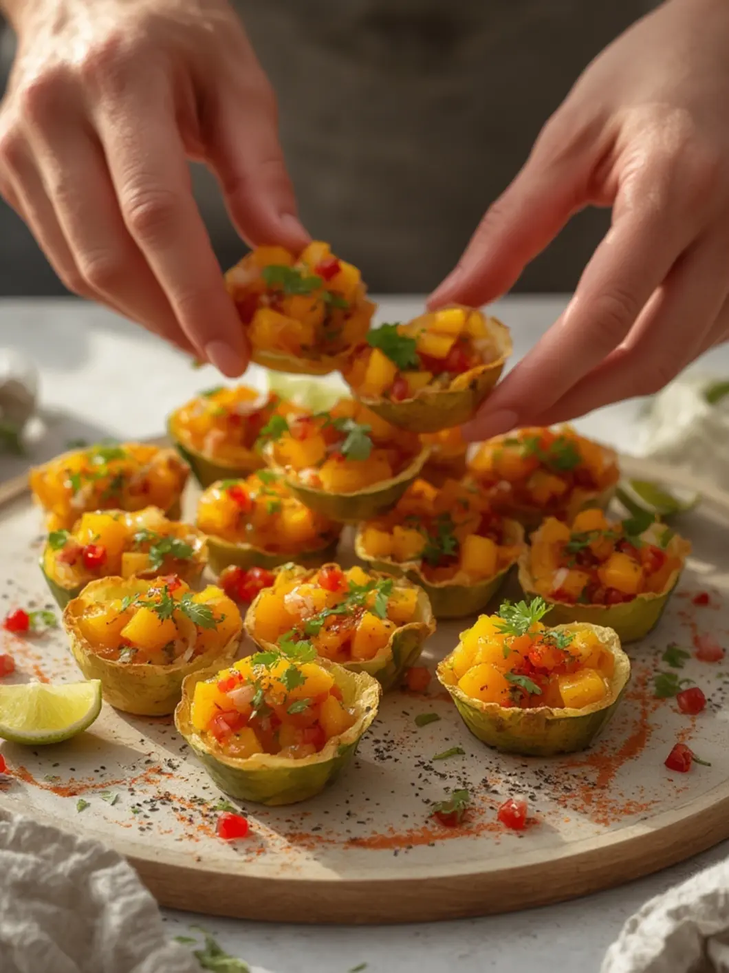 Easy way to make Spicy Mango Salsa Cups in 30 Minutes 3 Spicy Mango Salsa Cups 2