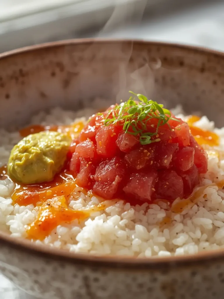 Spicy Tuna Rice Bowl