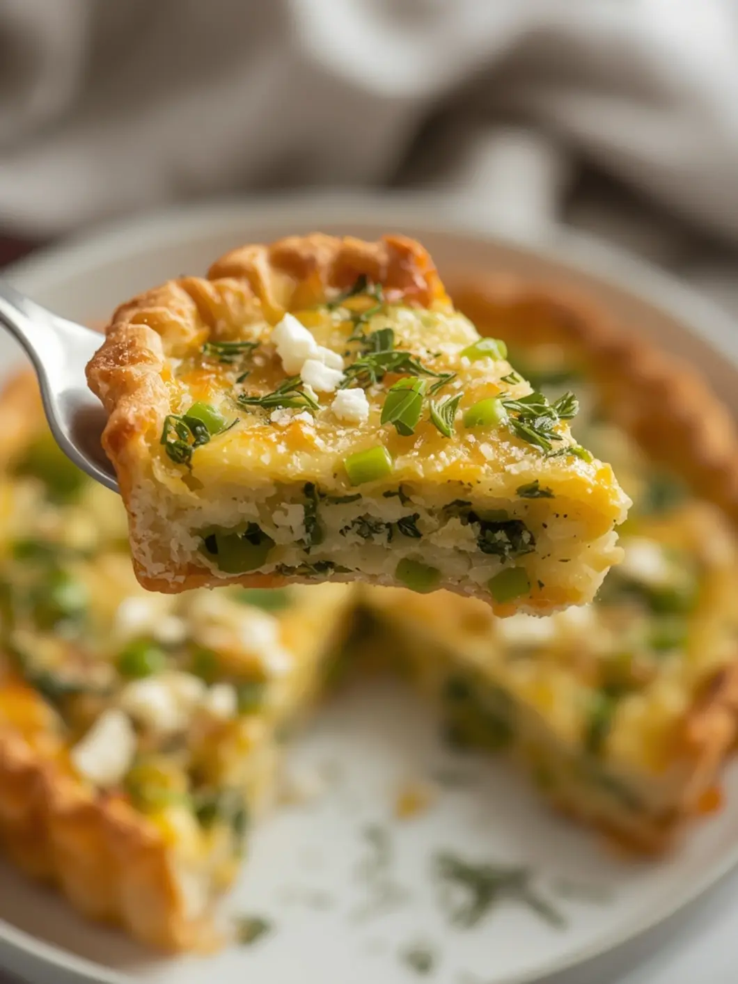 Easy Spring Vegetable Quiche Recipe (Simple & Best) 4 Spring Vegetable Quiche 3