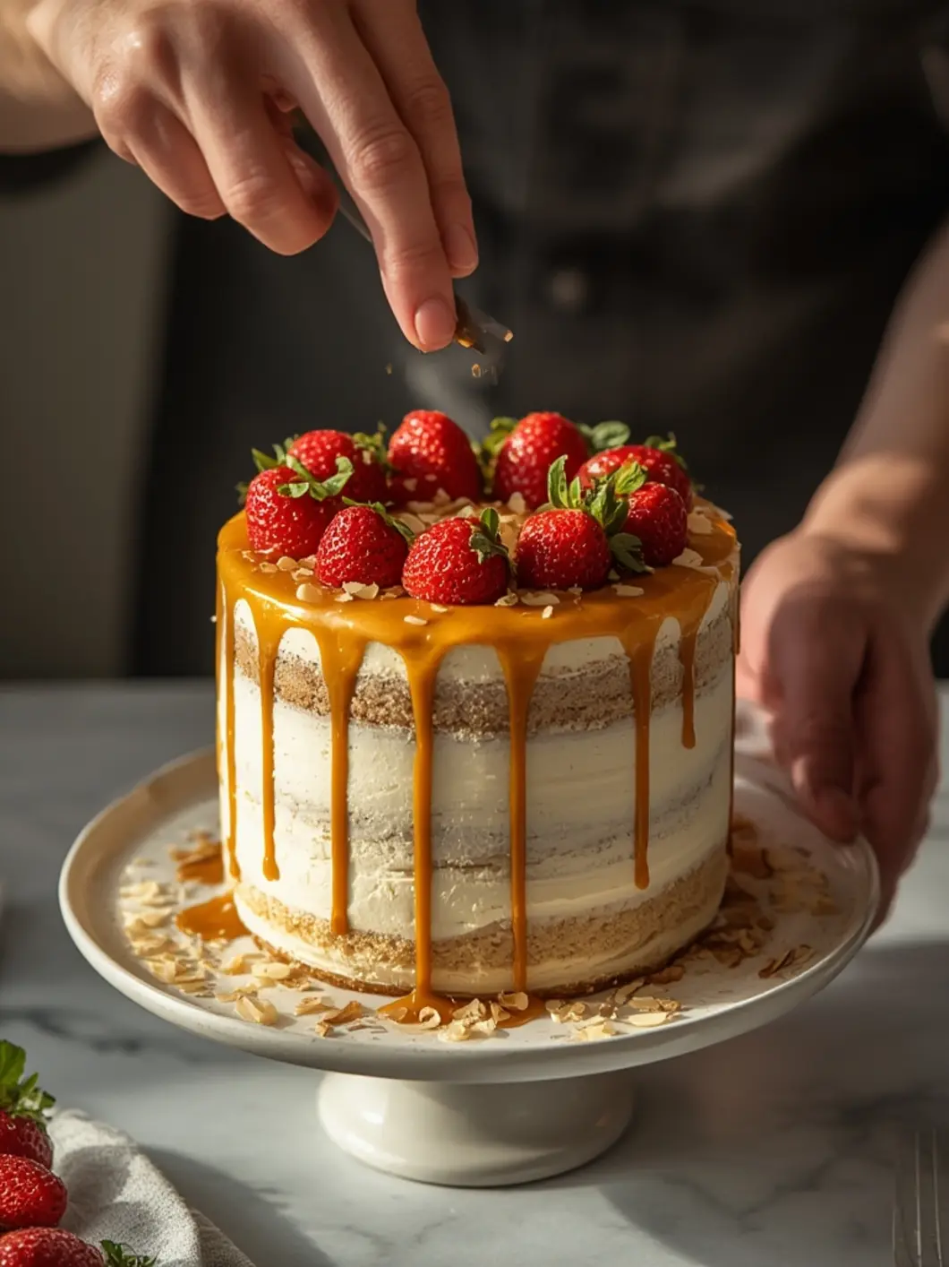 Strawberry Brown Butter Cake 2