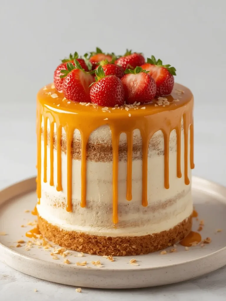 Strawberry Brown Butter Cake