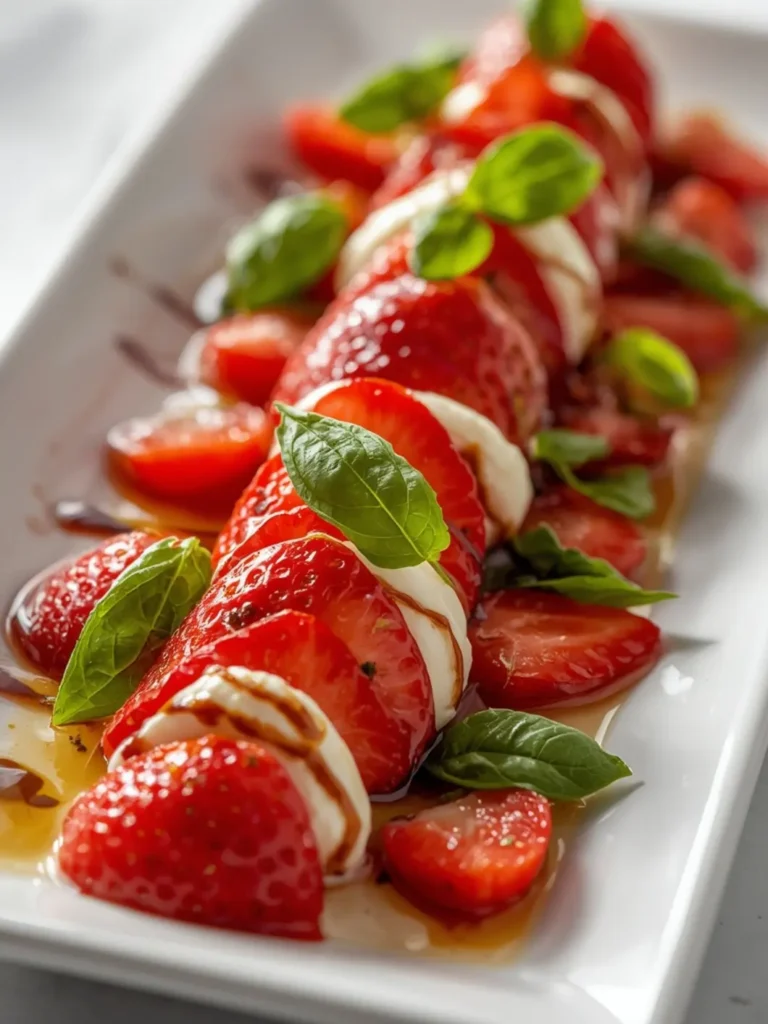 Strawberry Caprese Salad