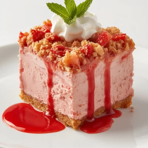 Strawberry Crunch Cheesecake