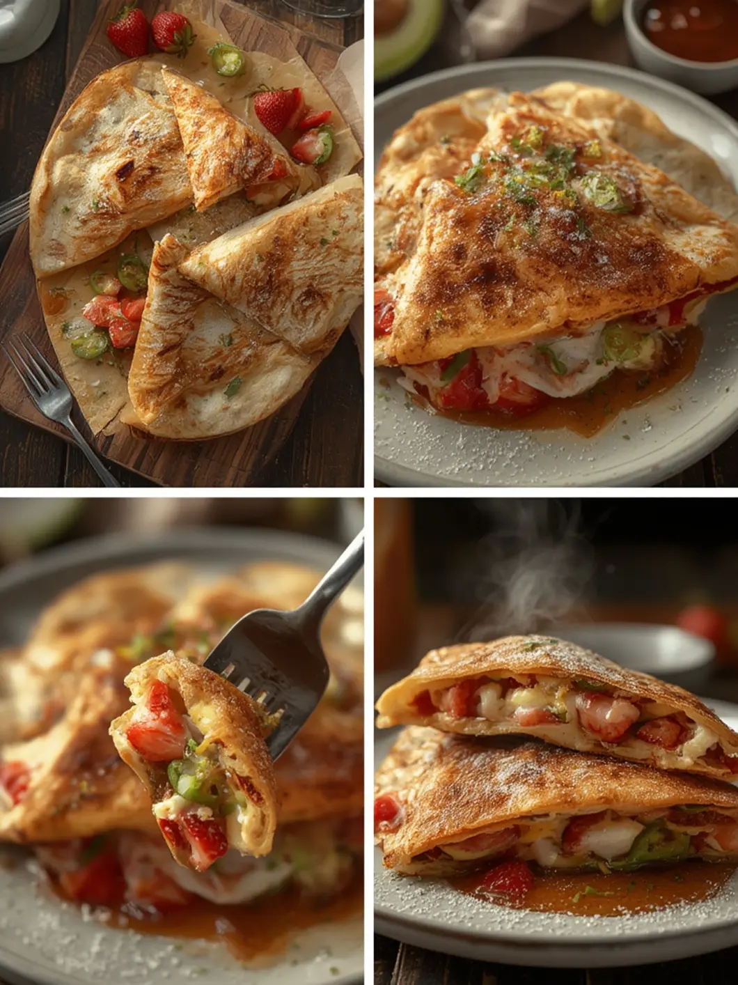 Easy Strawberry Jalapeño Quesadillas (5-Ingredient) 3 Strawberry Jalapeyo Quesadillas 1