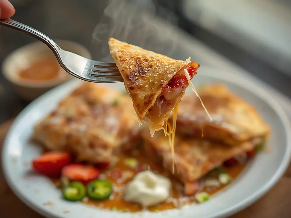 Easy Strawberry Jalapeño Quesadillas (5-Ingredient) 4 Strawberry Jalapeyo Quesadillas 3