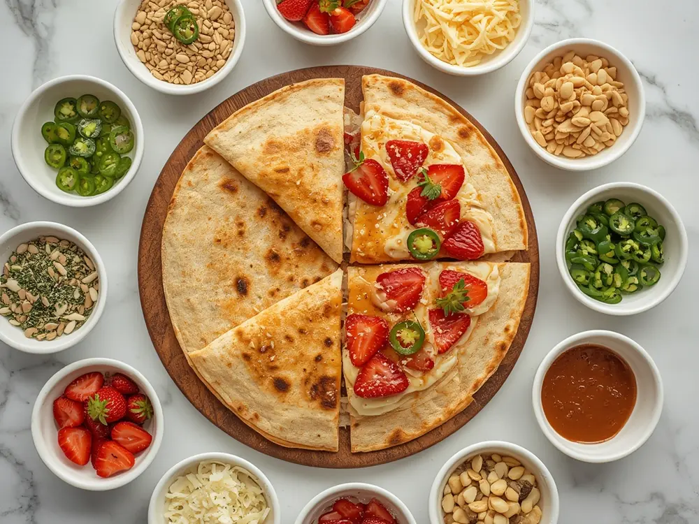 Easy Strawberry Jalapeño Quesadillas (5-Ingredient) 5 Strawberry Jalapeyo Quesadillas variations