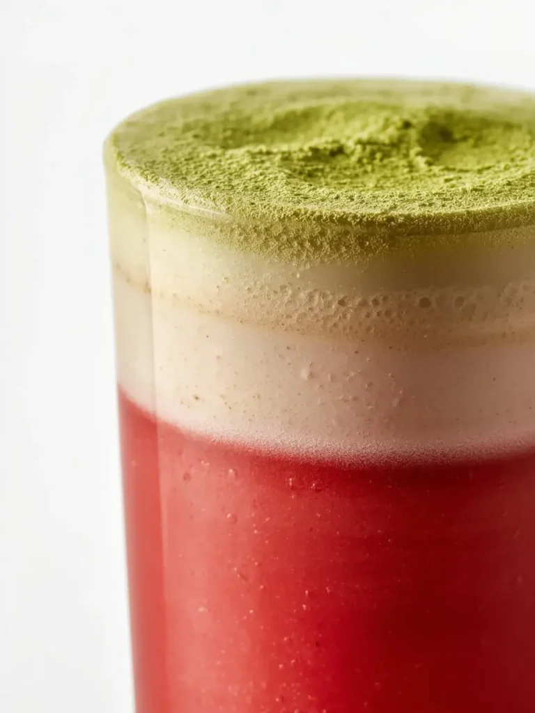 Strawberry Matcha Latte