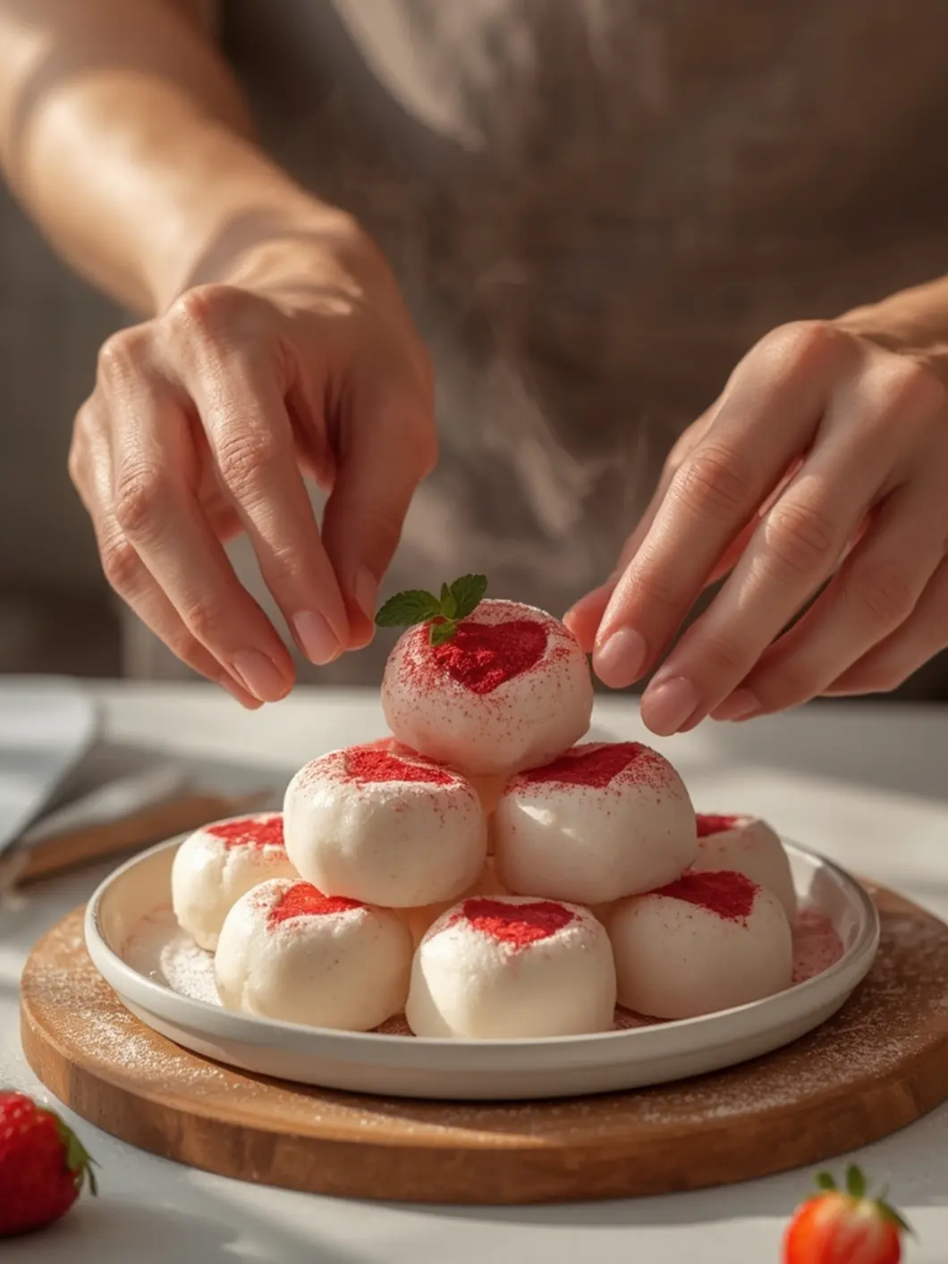Crispy Strawberry Mochi (30-Minute) 3 Strawberry Mochi 11