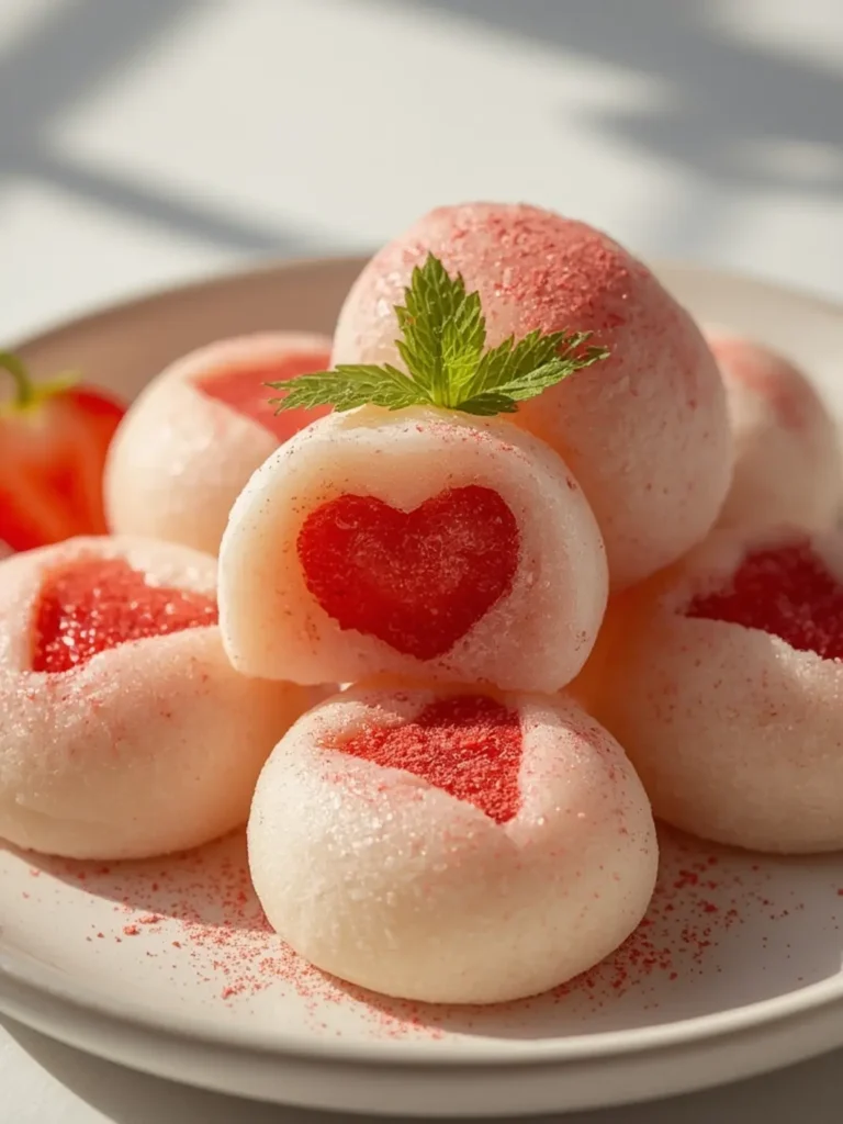Strawberry Mochi