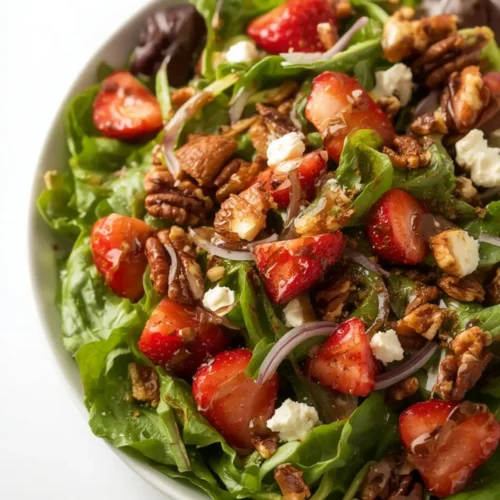 Strawberry Pecan Salad