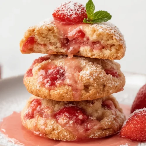 Strawberry Shortcake Cookies