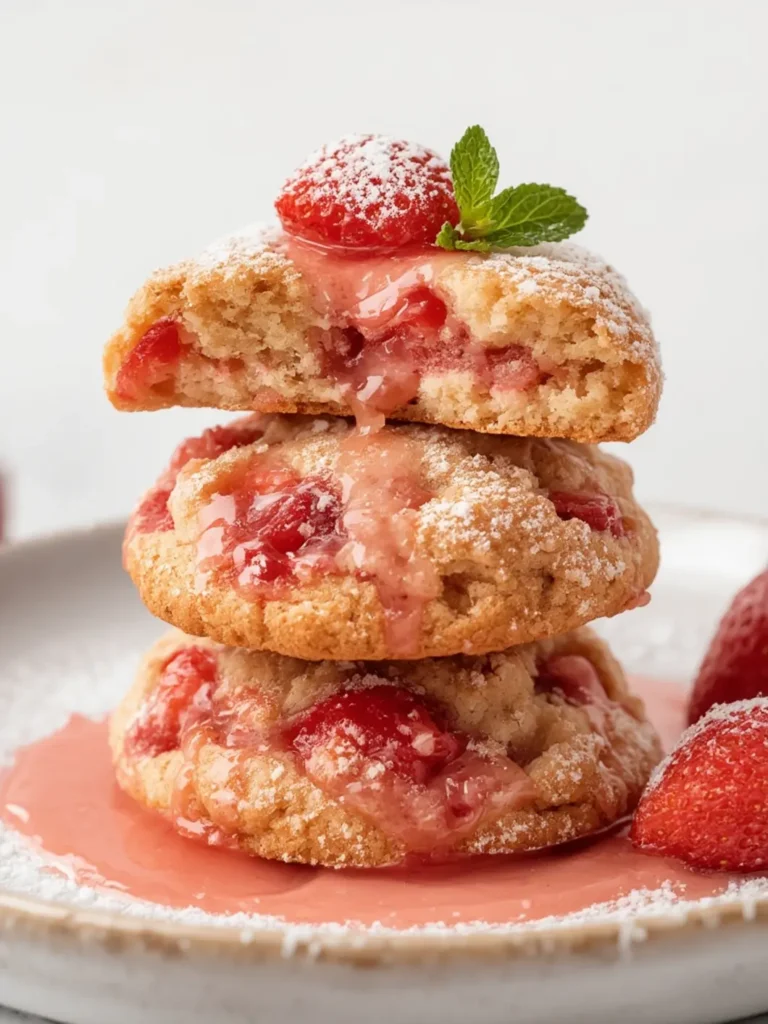 Strawberry Shortcake Cookies