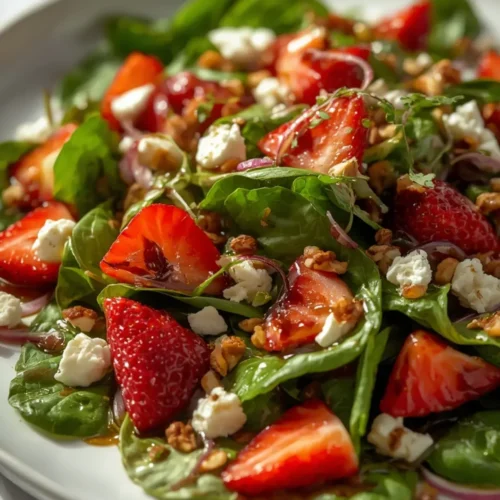 Strawberry Spinach Salad 3