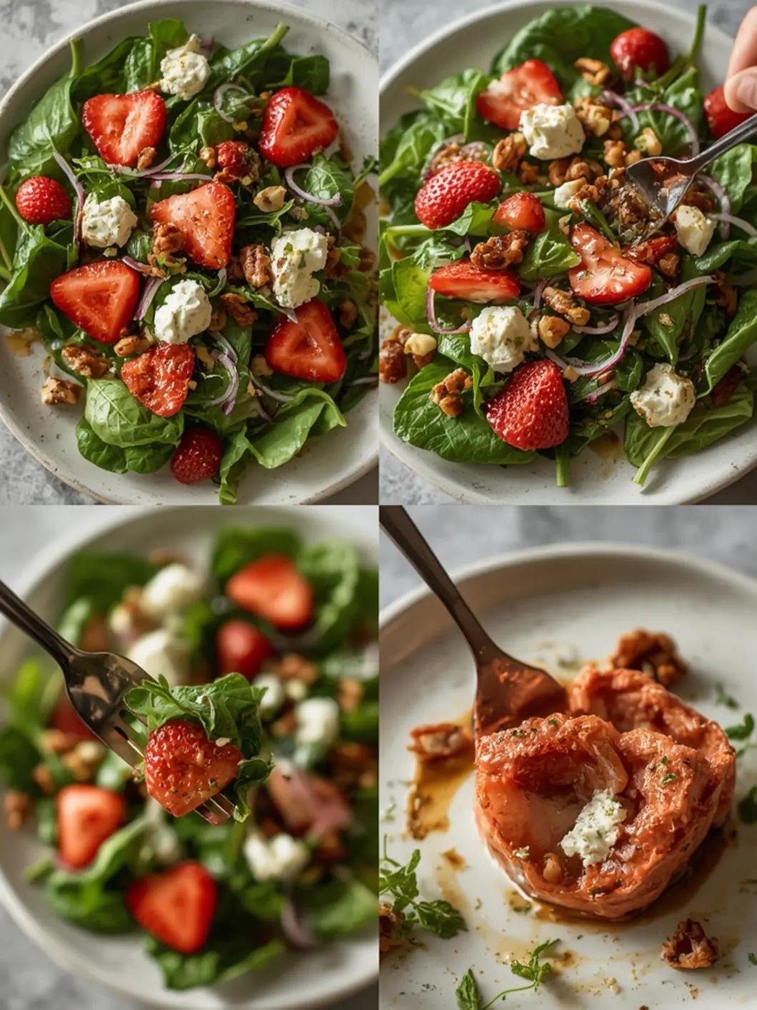 Strawberry Spinach Salad 4