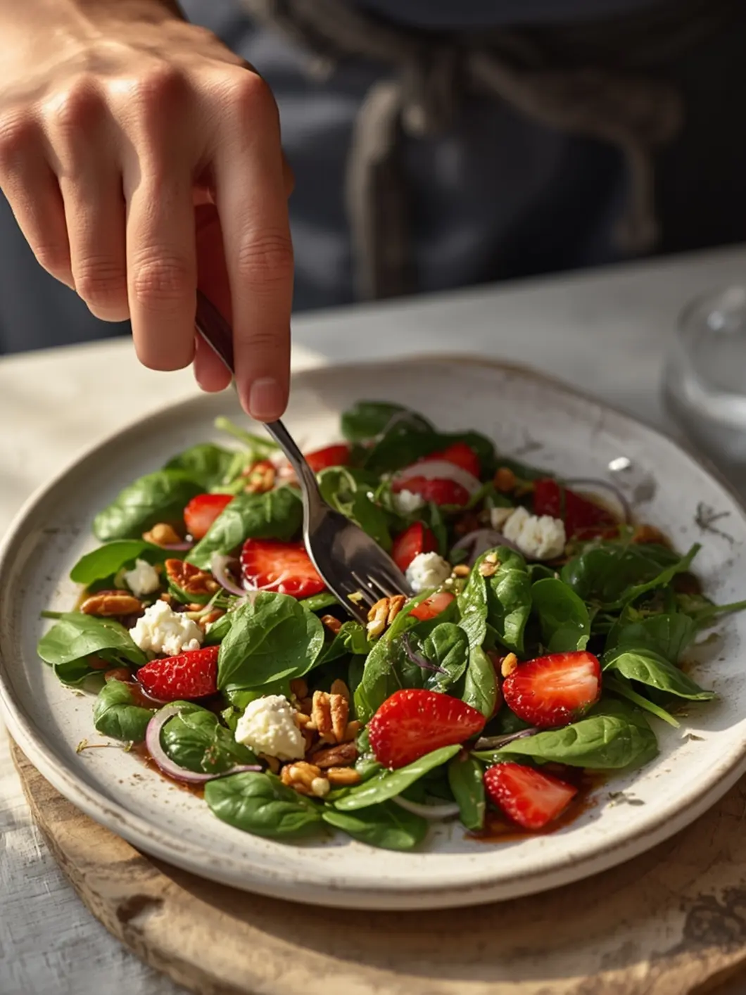 Strawberry Spinach Salad 5