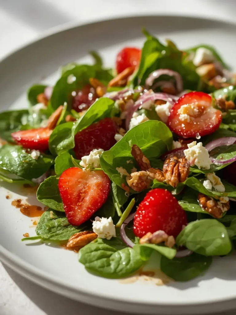 Strawberry Spinach Salad