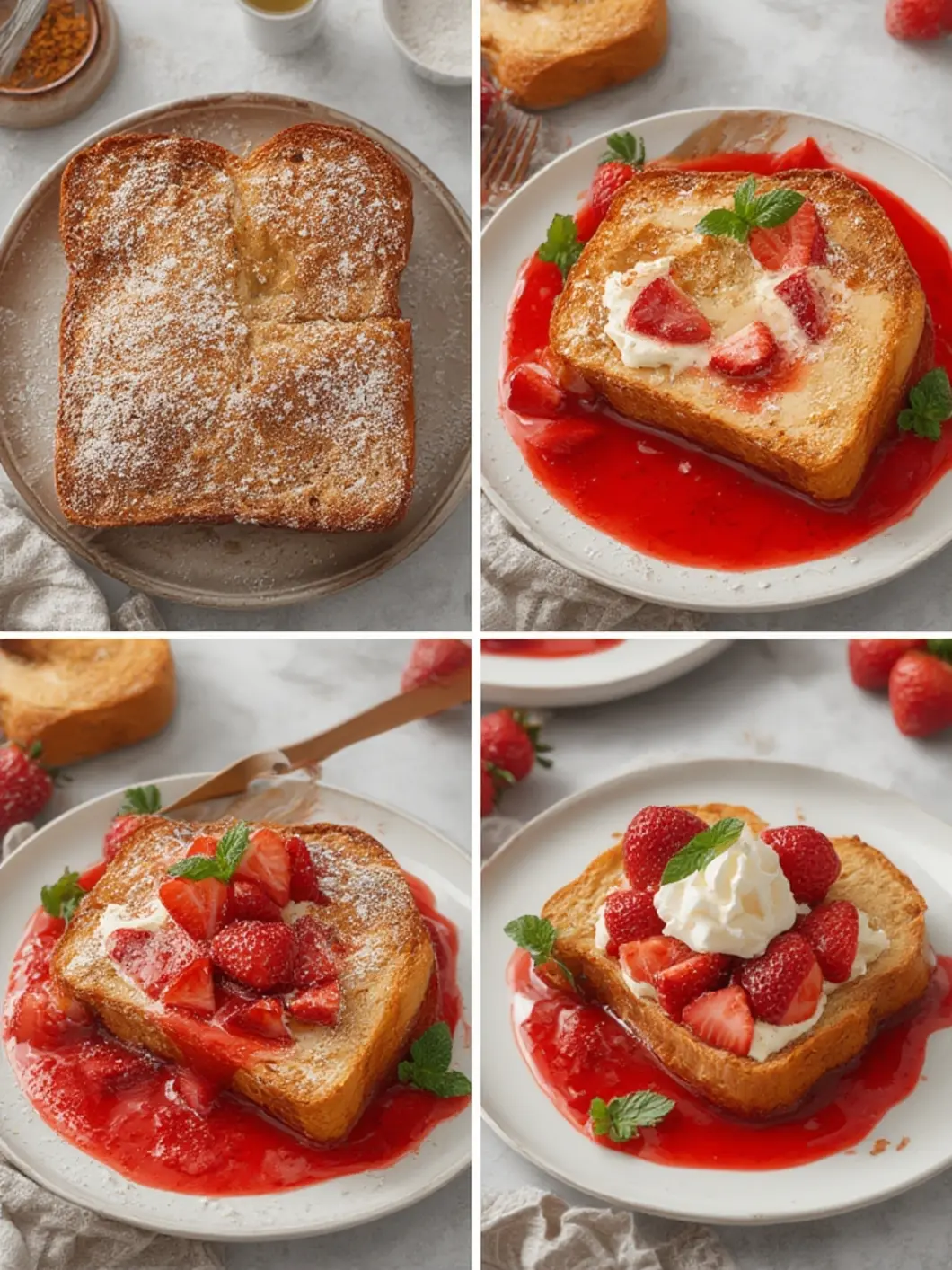 Strawberry Stuffed French Toast 1