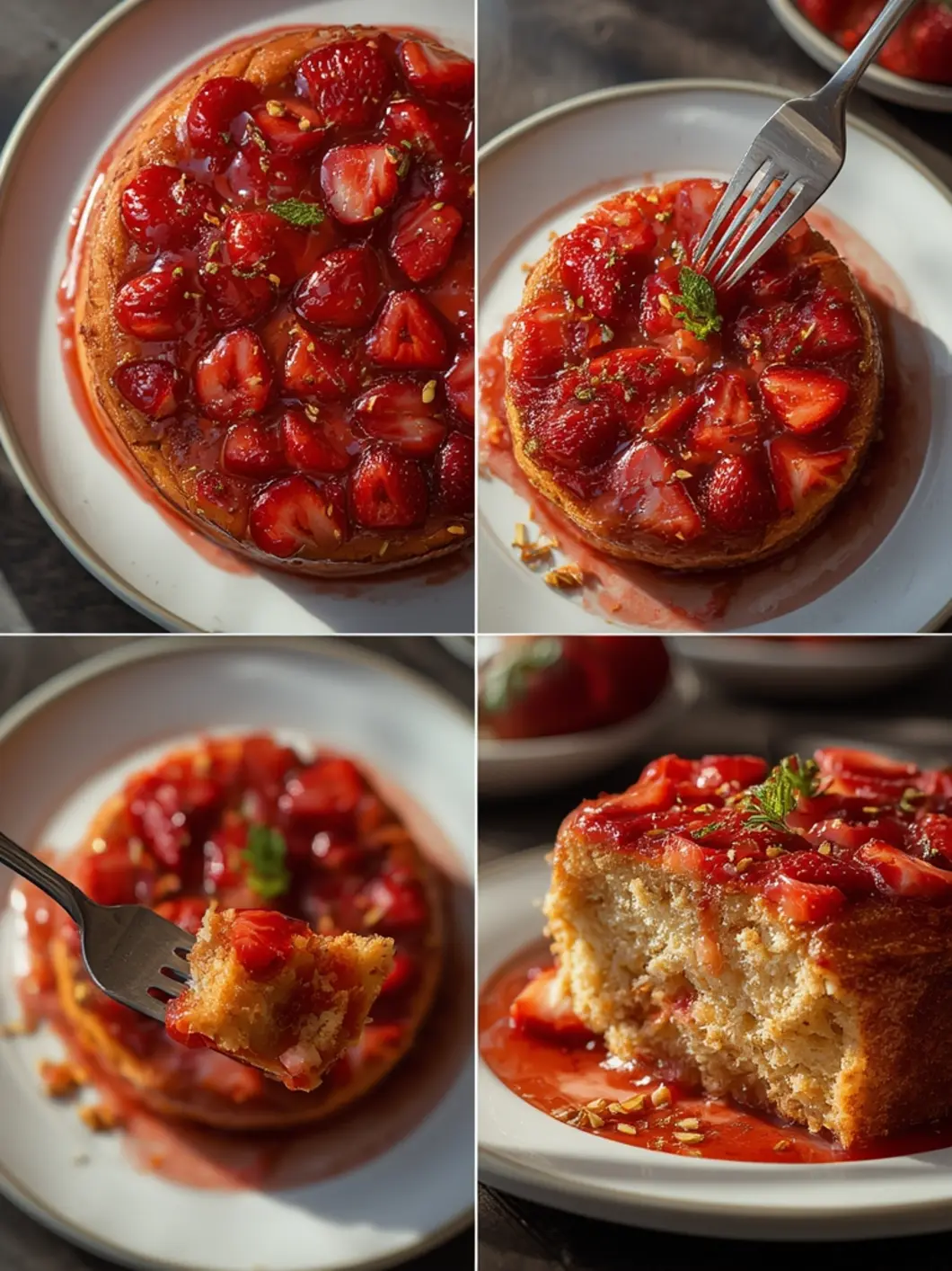Strawberry Upside Down Cake 1