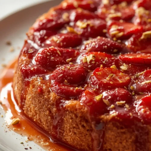 Strawberry Upside Down Cake