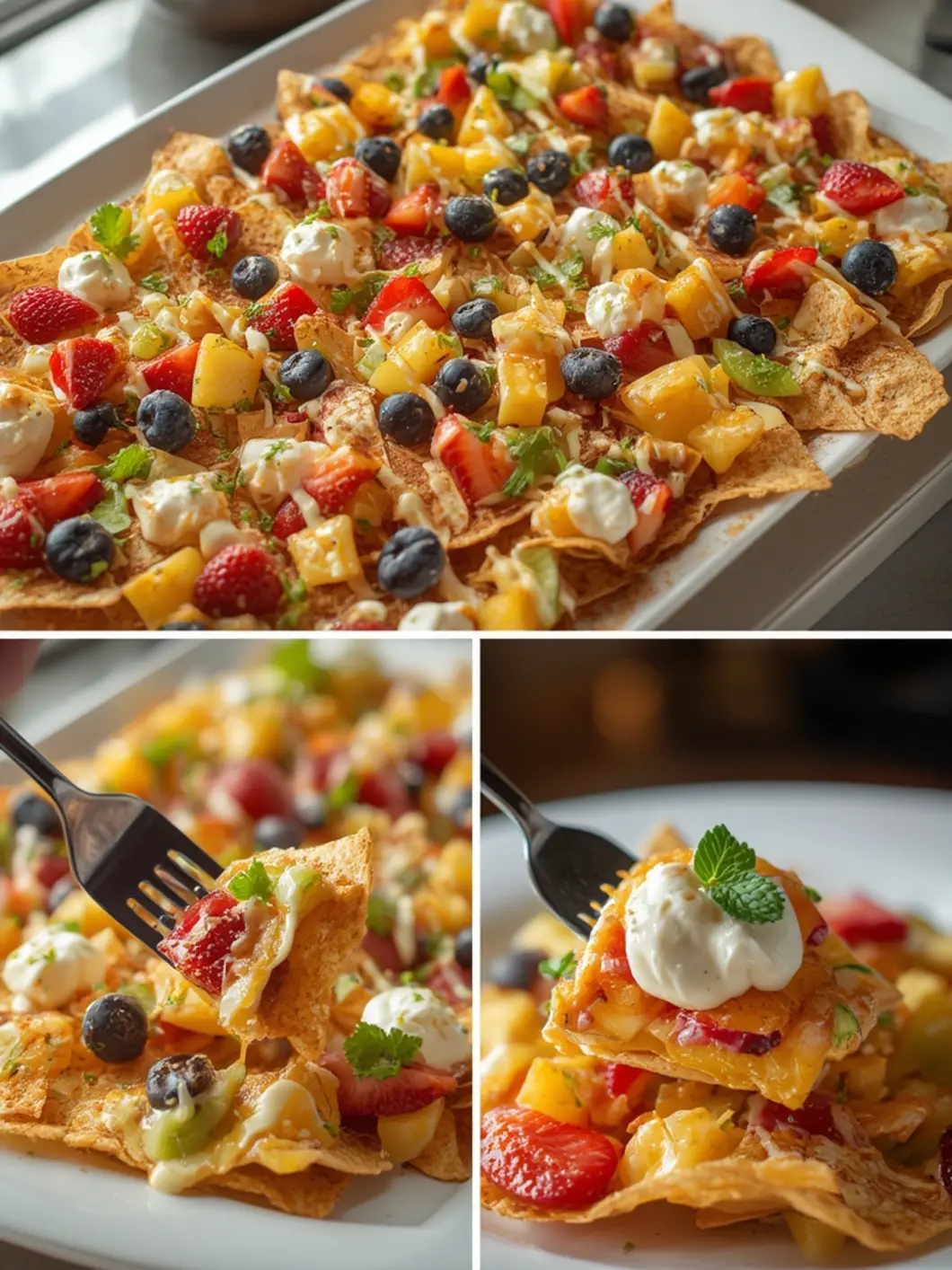 No-Bake Super Bowl Fruit Nachos (15-Minute Appetizer) 3 Super Bowl Fruit Nachos 1