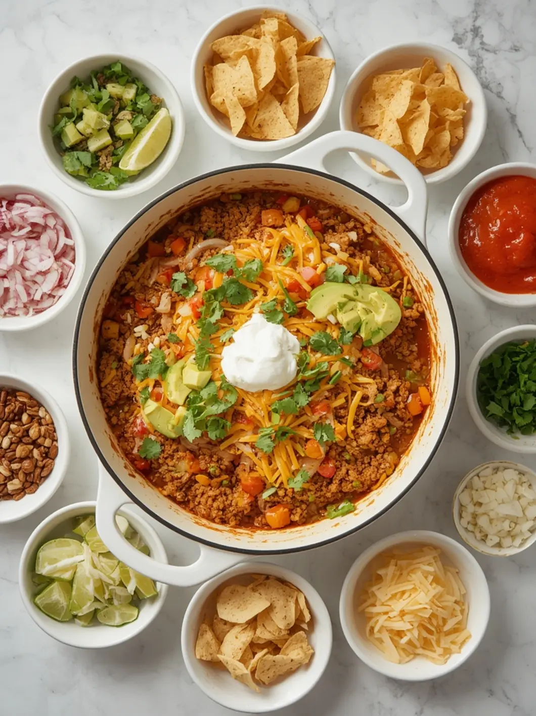 Turkey Taco Skillet variations