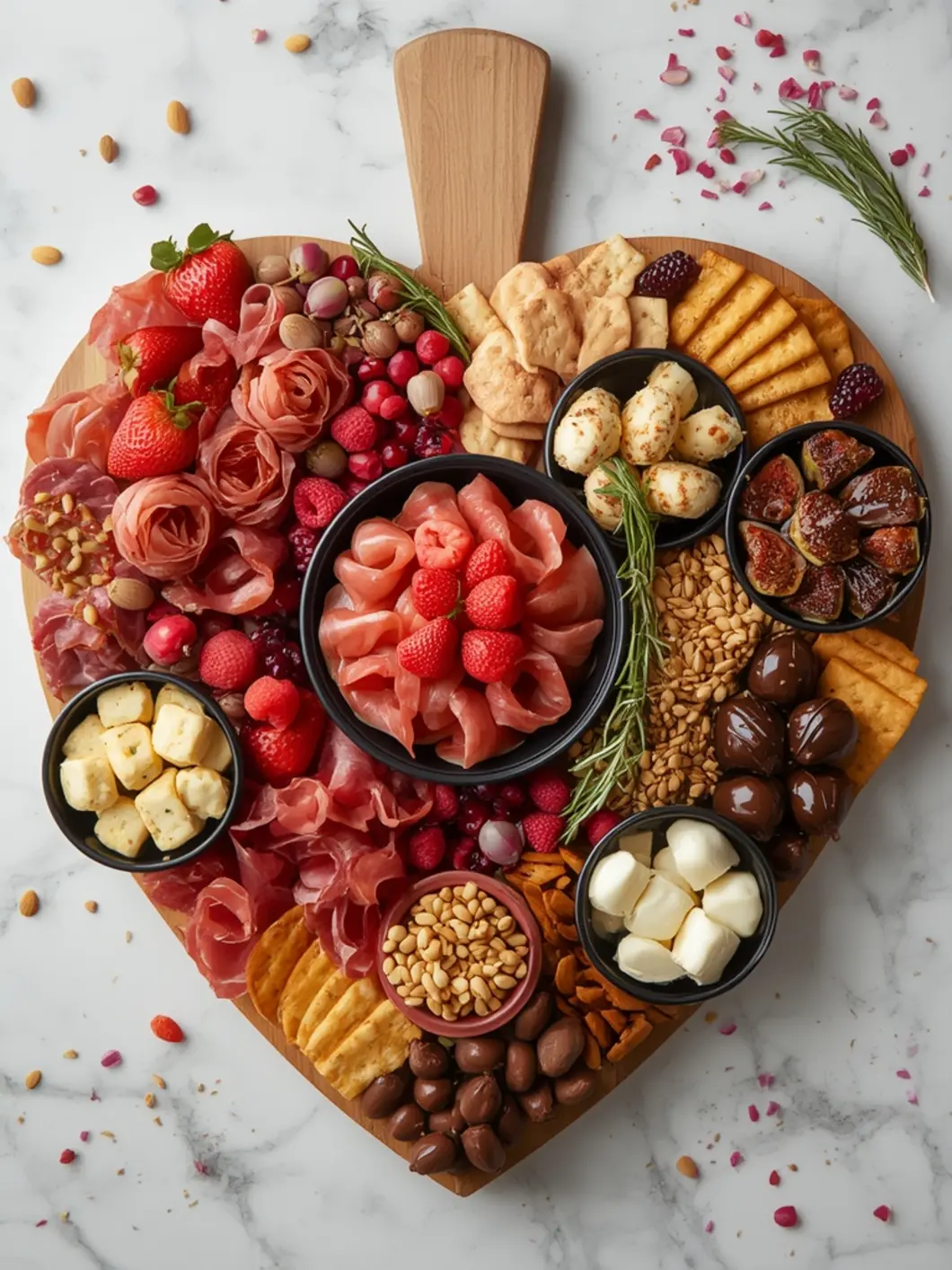 Valentines Charcuterie Board variations