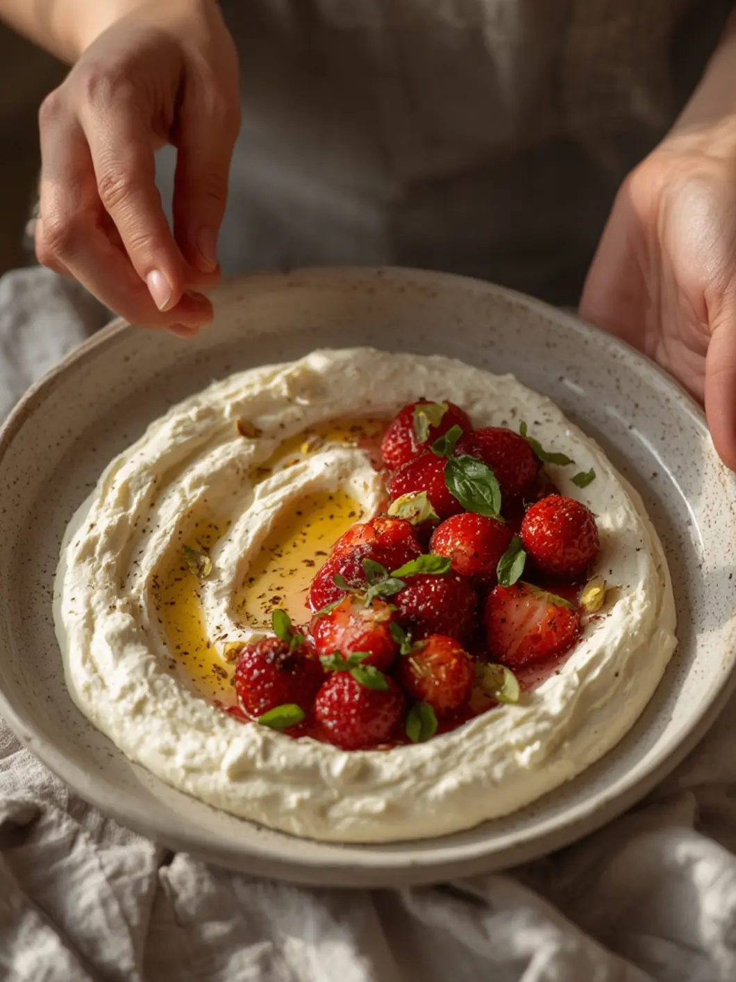 Whipped Feta with Roasted Strawberries 2