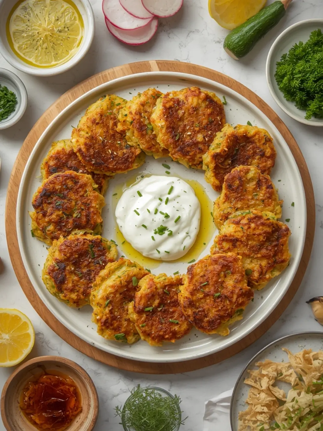 Easy Zucchini Fritters (Crispy, 5-Ingredient) 2 Zucchini Fritters 2