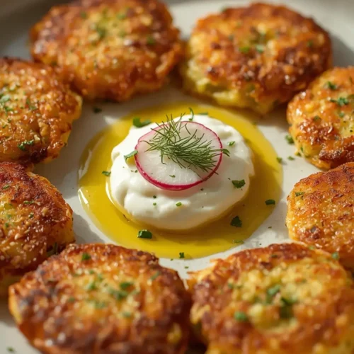 Easy Zucchini Fritters (Crispy, 5-Ingredient) 6 Zucchini Fritters