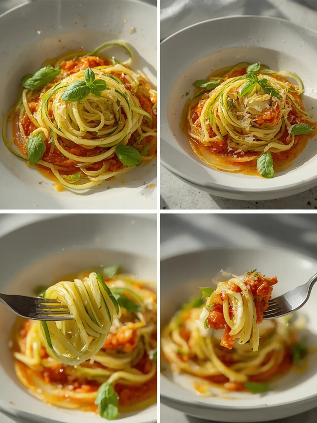 Easy Zucchini Noodles with Garlic Lemon Sauce (5-Ingredient) 3 Zucchini Noodles 4