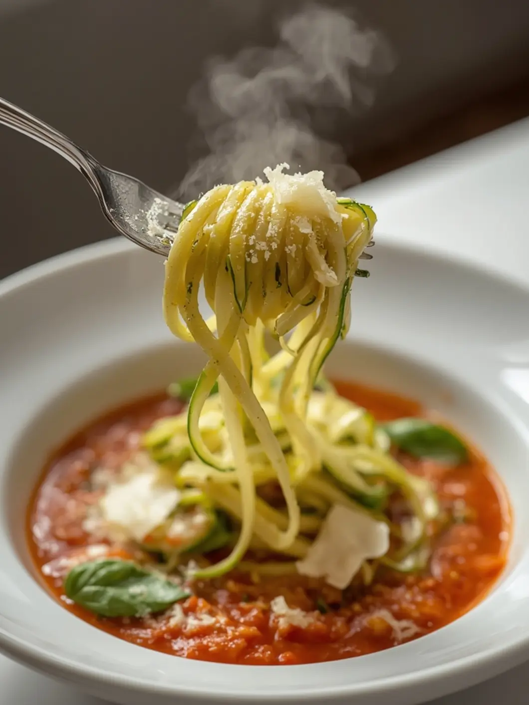 Easy Zucchini Noodles with Garlic Lemon Sauce (5-Ingredient) 4 Zucchini Noodles 6